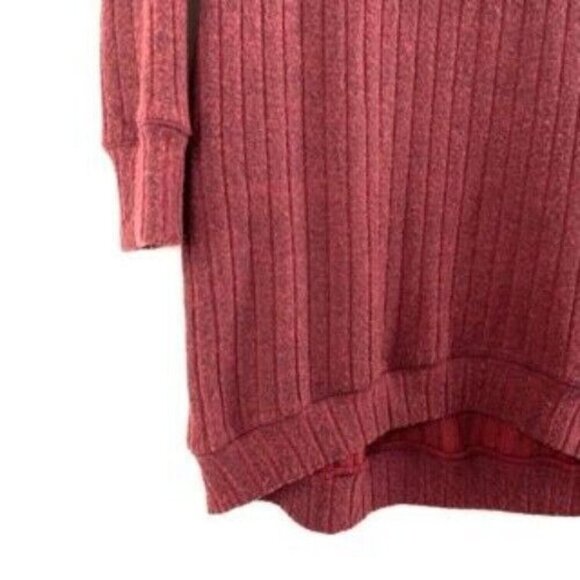 Lush Women Long Sleeve Cowl Neck Ribbed Knit Sweater Dress Size XS - Picture 5 of 8